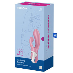 Satisfyer Vibro Rabbit gonflable Air Pump Bunny 2 Satisfyer
